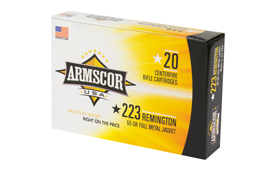 Armscor 223 Remington, 55 Grain, Full Metal Jacket, 20 Round Box — photo 3