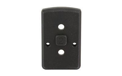 Arisaka Defense Optic Plate, Anodized Finish, Black, Fits Arisaka Offset Optic Mount, For Trijicon RMR, SRO, Holosun 407C, 507C, 508T