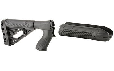 Adaptive Tactical EX Performance Stock Kit, Fits Remington 870 12 Gauge, Forend and M4 Style Stock, Black — photo 3