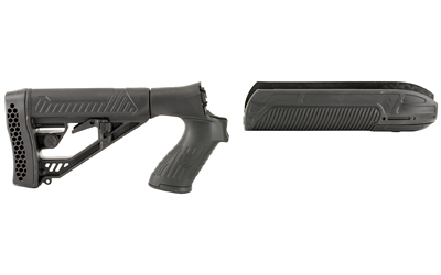 Adaptive Tactical EX Performance Stock Kit, Fits Mossberg 500 12 Gauge, Forend and M4 Style Stock, Black — photo 2