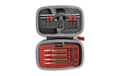Real Avid Gun Boss, Cleaning Kit, For.22, .357, .38, 9mm, .40, .45 Caliber Firearms, T-Handle, Brushes, Jags, Slotted Tips, Patches, Compact