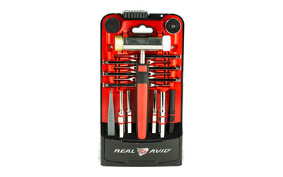 Real Avid Punch Set, Accu-Punch Hammer & Punch Set, Includes Brass/ Nylon Hammer, Steel Punch Sizes 5/64", 1/8", 5/32", 3/16", 7/32", 1/16", 3/32" — photo 2
