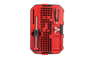 Real Avid Smart Drive 90, 90 Piece Gunsmithing Kit With Force Assist LED Bit Driver, Packaged In Carry Case