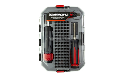 Real Avid Smart Torq & Driver, 83 Piece Screwdriver Set, Black Handle