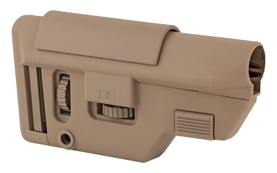 B5 Systems Collapsible Precision Stock, Flat Dark Earth, Medium Length Cheek Riser — photo 2