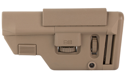 B5 Systems Collapsible Precision Stock, Flat Dark Earth, Medium Length Cheek Riser — photo 3