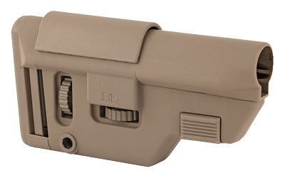 B5 Systems Collapsible Precision Stock, Flat Dark Earth, Short Length Cheek Riser — photo 2