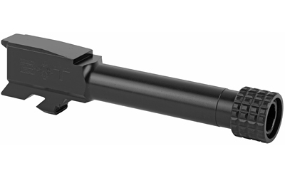 Backup Tactical Barrel, 9MM, Nitride Finish, Black, 1/2X28 Thread Pitch, Fits GLOCK 43/43X — photo 2