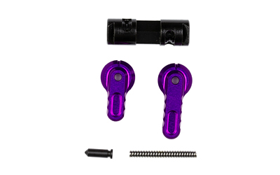 Battle Arms Development BAD-ASS-LITE, Ambidextrous Safety Selector, 90/60, Lightweight, Reversible, Anodized Finish, Purple, Fits AR-15