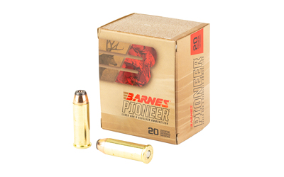 Barnes Pioneer, 44 Magnum, 300 Grain, Barnes Original, 20 Round Box