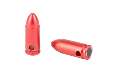 Birchwood Casey DURACAP Training Rounds, 9MM, Aluminum Construction, Anodized Finish, Red, 6 Pack — photo 2