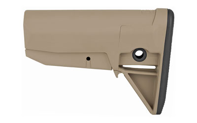 Bravo Company BCMGUNFIGHTER Mod 0 Adjustable Stock, Fits Mil Spec Buffer Tube, Flat Dark Earth