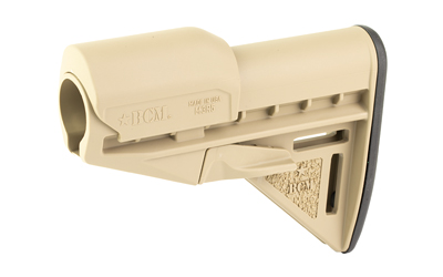 Bravo Company Mod 3 Stock, Fits Mil Spec Buffer Tube, Flat Dark Earth, Includes Riser
