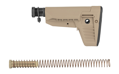 Bravo Company BCMGUNFIGHTER Mod 1 Stock Kit, Storage, SOPMOD (Widebody), Receiver Extension, Quick Detach End Plate, Lock Nut, Action Spring