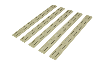 Bravo Company MCMR Rail Panel Kit, M-LOK Compatible, 5.5", 5 pack, Flat Dark Earth