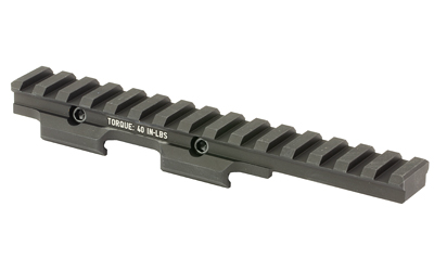 Bravo Company A/T 525-10X5 Optic Riser, Fits Picatinny, 6.125" Long, 0.525" Height, Anodized Finish, Black — photo 2