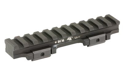 Bravo Company A/T 525-11 Optic Riser, Fits Picatinny, 4.5" Long, 0.525" Height, Anodized Finish, Black