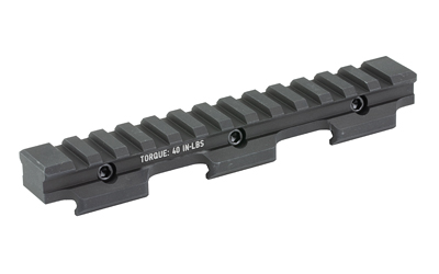 Bravo Company A/T 525-13 Optic Riser, Fits Picatinny, 5.75" Long, 0.525" Height, Anodized Finish, Black