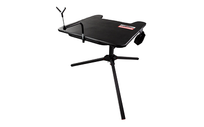 Birchwood Casey Swivel Action Shooting Bench, Seat and Top Swivel 360 Degrees, Extended Armrests, Adjustable Rubber Coated Gun Rest — photo 3
