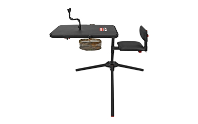Birchwood Casey Xtreme Shooting Bench, Seat and Top Swivel Together or Independently 360 Degrees, 2 Shell Gear Pockets — photo 2