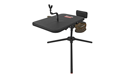 Birchwood Casey Xtreme Shooting Bench, Seat and Top Swivel Together or Independently 360 Degrees, 2 Shell Gear Pockets — photo 3