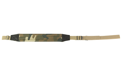 Bulldog Cases DLX Rifle Sling, 1" Wide, Nylon, Throwback Camo