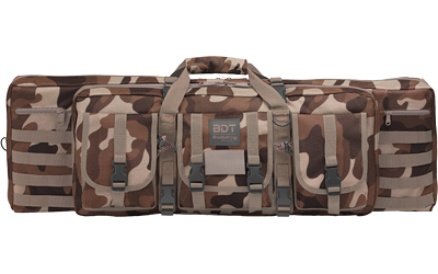 Bulldog Cases BDT Double Rifle Case, 36", Nylon, Throwback Camo