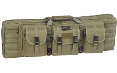 Bulldog Cases Tactical Double Rifle Case, Green, 43"