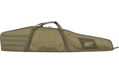Bulldog Cases Deluxe, Suppressed Rifle Bag, 48", Poly Oxford Nylon Material, Green