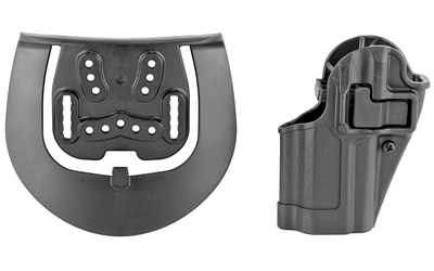 BLACKHAWK SERPA CQC Concealment Holster with Belt and Paddle Attachment, Fits HK VP9/40, Left Hand, Matte Black