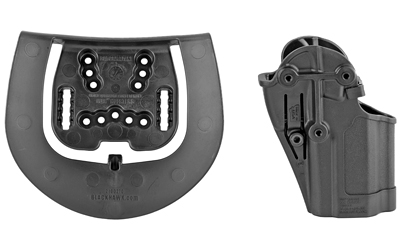 BLACKHAWK SERPA CQC Concealment Holster with Belt and Paddle Attachment, Fits HK VP9/40, Left Hand, Matte Black — photo 2