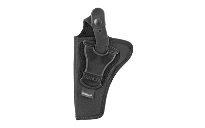 Bianchi Model #7001 AccuMold Holster, Fits Medium/Large Revolver With 4" Barrel, With Thumb-Snap, Right Hand, Black — photo 2