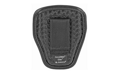 Bianchi Model 7934 AccuMold Elite Open Handcuff Case, Basket Weave Duraskin, Black Finish — photo 2