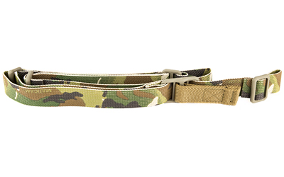 Blue Force Gear Vickers Sling, 2-Point Combat Sling, Multi-Cam, Molded Acetal Adjuster, No Quick Release, Attached with TriGlide instead of Loop Lock — photo 2