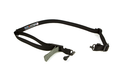 Blue Force Gear Vickers 221 Sling, 2-To-1 Point Sling, Black, RED Swivel, Molded Acetal Adjuster
