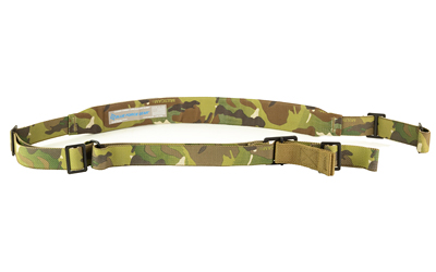 Blue Force Gear Vickers Combat Applications Sling, Padded 2-Point Sling with Metal Hardware, 54"-64" Length, Multicam, 1.25" Webbing