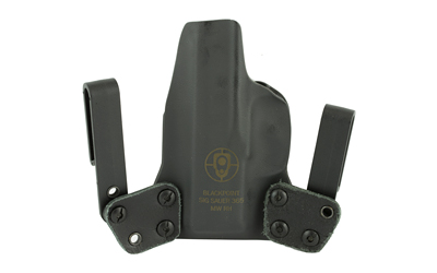 BlackPoint Tactical Mini Wing IWB Holster, Fits Sig P365, Right Hand, Black Kydex, 15 Degree Cant — photo 2