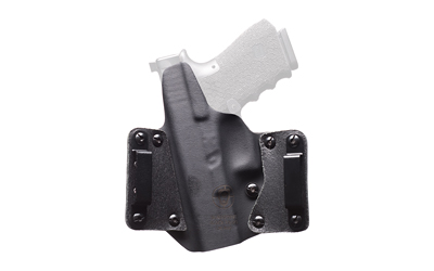 BlackPoint Tactical Leather Wing OWB Holster, Fits Glock 19/23/32, Right Hand, Black Kydex & Leather, with 1.75" Belt Loops, 15 Degree Cant — photo 2