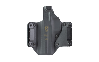 BlackPoint Tactical Leather Wing OWB Holster, Fits Sig P211-GTO, Right Hand, Black Kydex & Leather, with 1.75" Belt Loops — photo 2