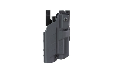 BlackPoint Tactical Slick Duty Light Holster with Ejection Port Lock, Outside Waistband Duty Holster, Fits GLOCK 19/45 with Light, Right Hand