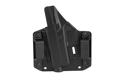 Bravo Concealment BCA, OWB Concealment Holster, 1.5" Belt Loops, Fits Glock 43/43X/43X MOS, Right Hand, Black, Polymer, Does not fit Glock 48 — photo 2