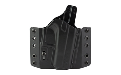 Bravo Concealment BCA, OWB Concealment Holster, 1.5" Belt Loops, Fits Glock 42, Matte Finish, Black, Polymer Construction, Right Hand