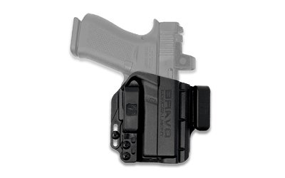 Bravo Concealment Torsion, IWB Concealment Holster, Waistband Clips, Fits Glock 43/43X/43X MOS, Right Hand, Black, Polymer