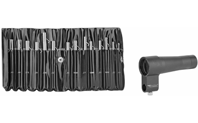 BSA Optics Bore Sighter Kit with Arbors, in Soft Case, Clam Pack
