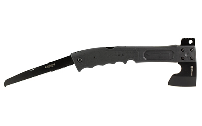 Camillus Camtrax, 3 in 1, Axe/Hammer/Saw, Matte Finish, Black, 12" Overall Length, 7" Saw Blade, Fiberglass Reinforced Nylon Handle — photo 2