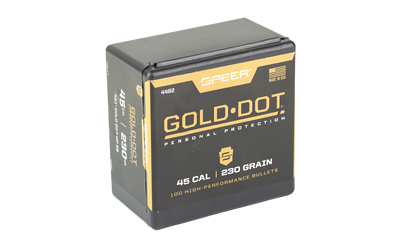 Speer Ammunition Gold Dot, .451 Diameter, .45 Caliber, 230 Grain, Hollow Point "Short Barrel" Bullet, 100 Count — photo 2