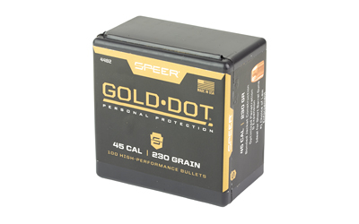 Speer Ammunition Gold Dot, .451 Diameter, .45 Caliber, 230 Grain, Hollow Point "Short Barrel" Bullet, 100 Count — photo 3