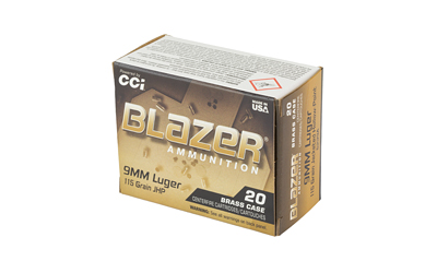 CCI Ammunition Blazer, 9MM, 115 Grain, Jacketed Hollow Point, 20 Round Box — photo 3
