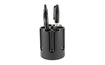 Caliber Gourmet Revolver Cylinder Pen Holder, Black — photo 2