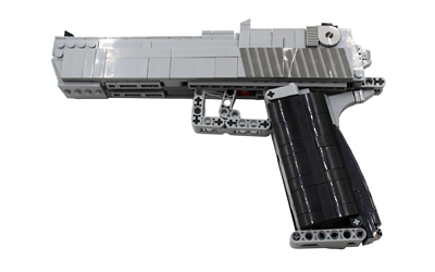 Caliber Gourmet Building Blocks Hand Gun Toy, Multi Color